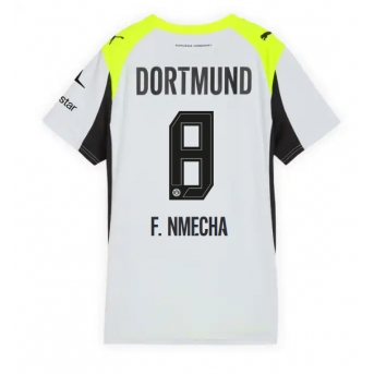 Billige Fotballdrakt Borussia Dortmund Felix Nmecha #8 Replika Bortedrakt Dame 2025-26 Kortermet